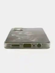 Черный чехол для Realme C33 (Реалми С33), силиконовый, с рисунком