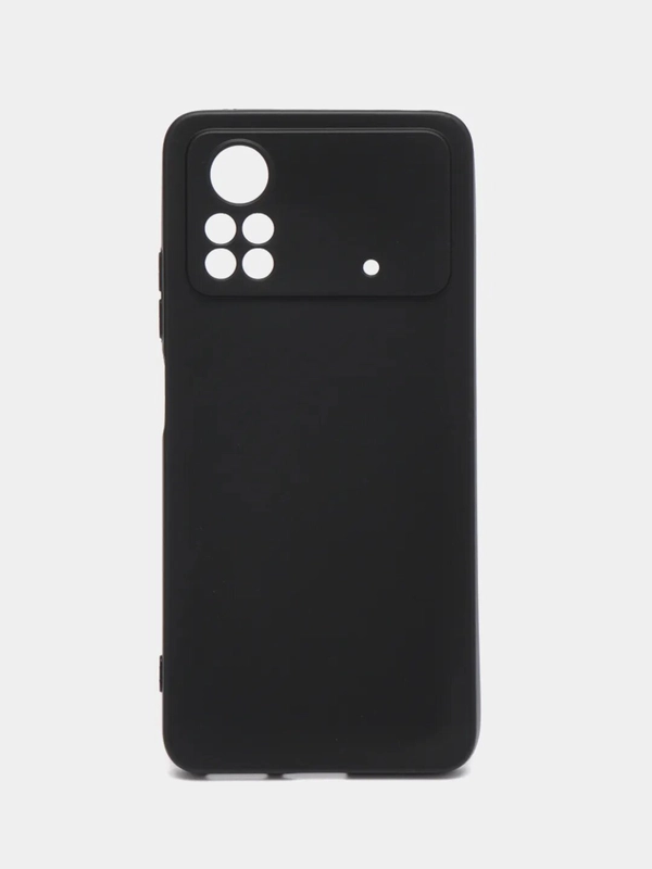 Чехол для Xiaomi Poco X4 Pro 5G (Поко Х4 Про 5Г) силиконовый, прозрачный