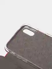 Багровый чехол-книжка iPhone 5, 5S, SE, 6, 6S, 7, 8, SE, X, XS, XR, 11, 12, 13, Pro, Max, Mini