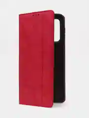 Красный чехол-книжка для Samsung A33 из нубука Super Creative