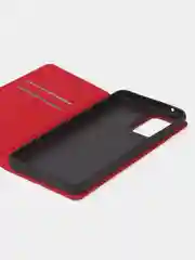Красный чехол-книжка для Samsung A33 из нубука Super Creative