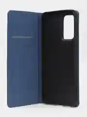 Синий чехол-книжка для Samsung A33 из нубука Super Creative