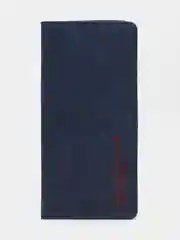Синий чехол-книжка для Samsung A33 из нубука Super Creative