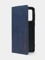 Синий чехол-книжка для Samsung A33 из нубука Super Creative