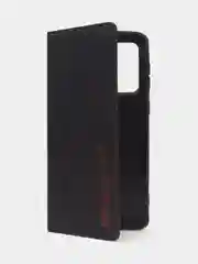 Черный чехол-книжка для Samsung A33 из нубука Super Creative