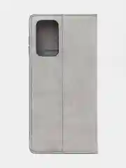 Серый чехол-книжка для Samsung A33 из нубука Super Creative