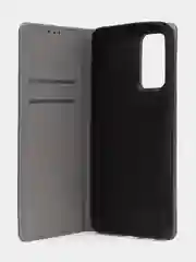 Серый чехол-книжка для Samsung A33 из нубука Super Creative