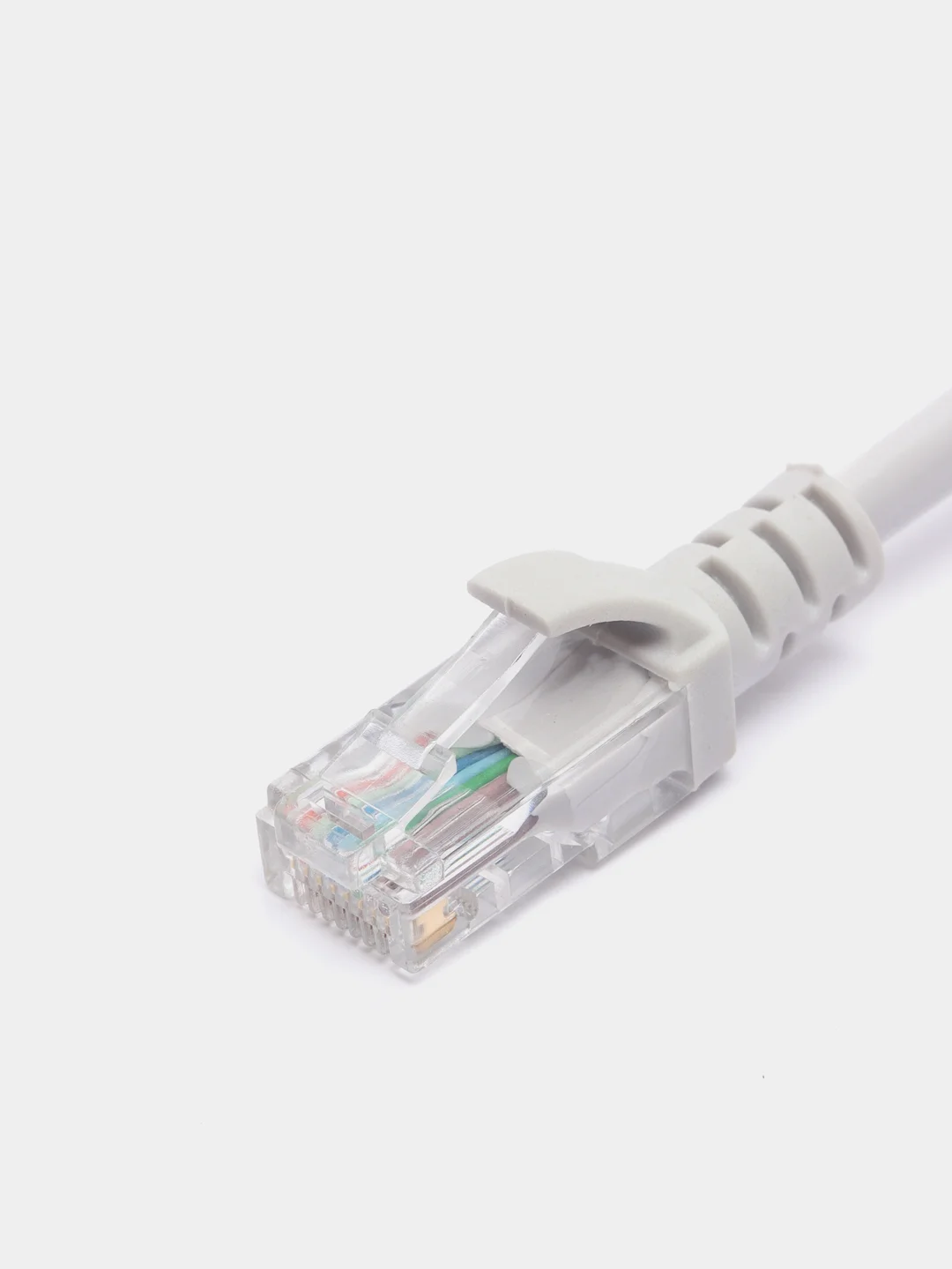 Серый кабель компьютерный патч-корд LAN сетевой, патчкорд Ethernet, для соединения с роутером
