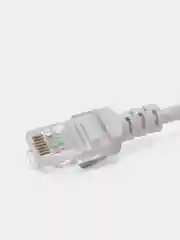 Серый кабель компьютерный патч-корд LAN сетевой, патчкорд Ethernet, для соединения с роутером