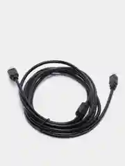 Кабель компьютерный USB 2.0 AM-BM для подключения сканера принтера МФУ к компьютеру черный