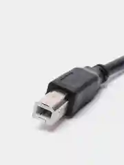 Кабель компьютерный USB 2.0 AM-BM для подключения сканера принтера МФУ к компьютеру черный
