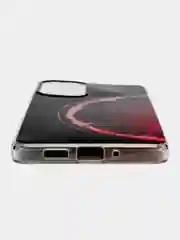 Черный чехол для Samsung Galaxy A73 (Самсунг Галакси А73), силиконовый, с рисунком