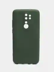Лесной зеленый чехол Xiaomi Redmi Note 8 Pro, Сяоми Редми Нот 8 Про, силиконовый с закрытым низом