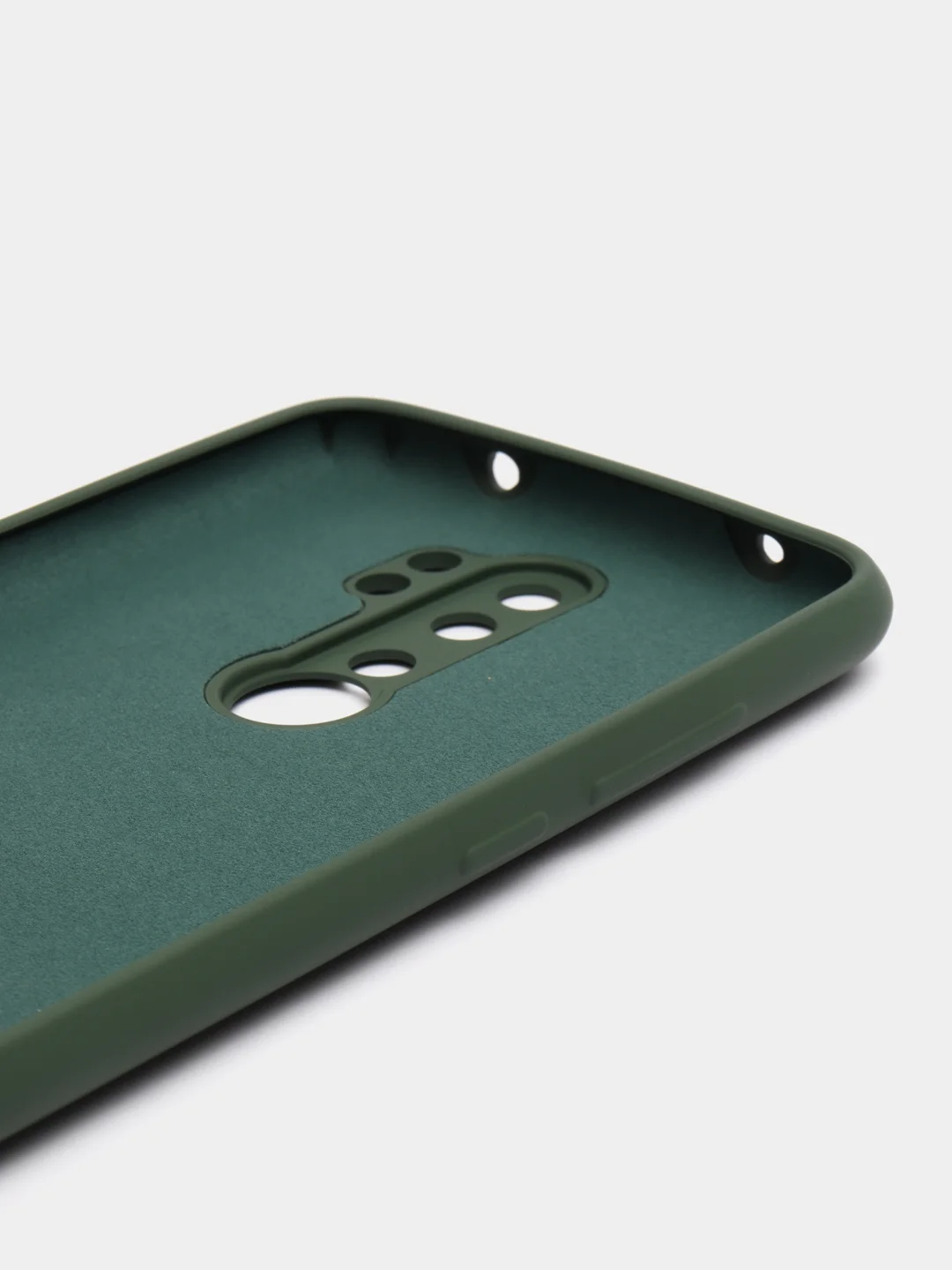 Лесной зеленый чехол Xiaomi Redmi Note 8 Pro, Сяоми Редми Нот 8 Про, силиконовый с закрытым низом