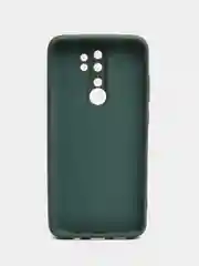 Лесной зеленый чехол Xiaomi Redmi Note 8 Pro, Сяоми Редми Нот 8 Про, силиконовый с закрытым низом
