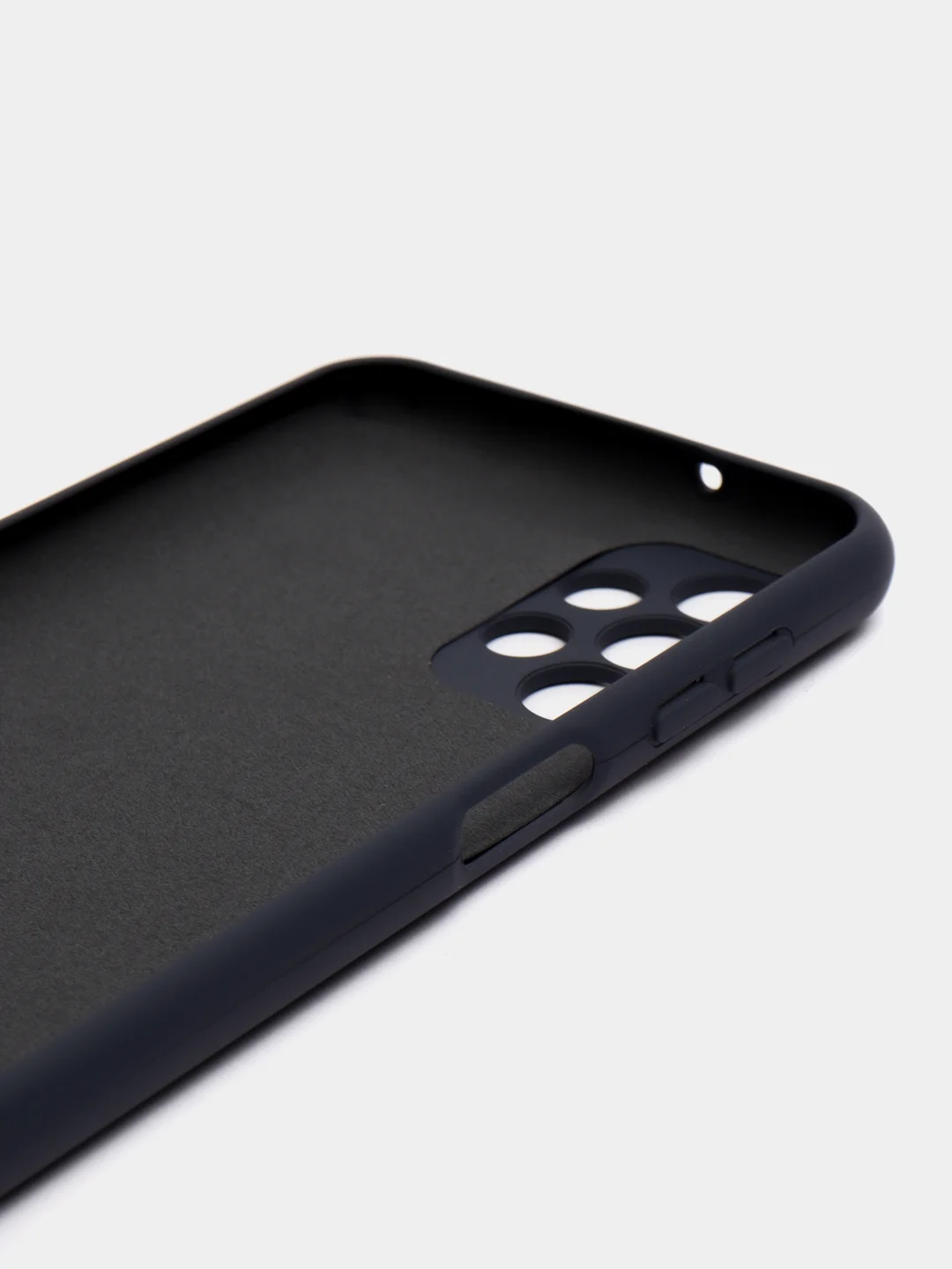 Индиго чехол Silicone Cover для Samsung Galaxy A13, Самсунг Галакси А13 4G, силиконовый