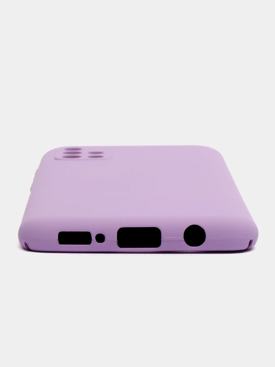 Сиреневый чехол Samsung Galaxy A51, Самсунг Галакси А51 силиконовый Silicone Cover