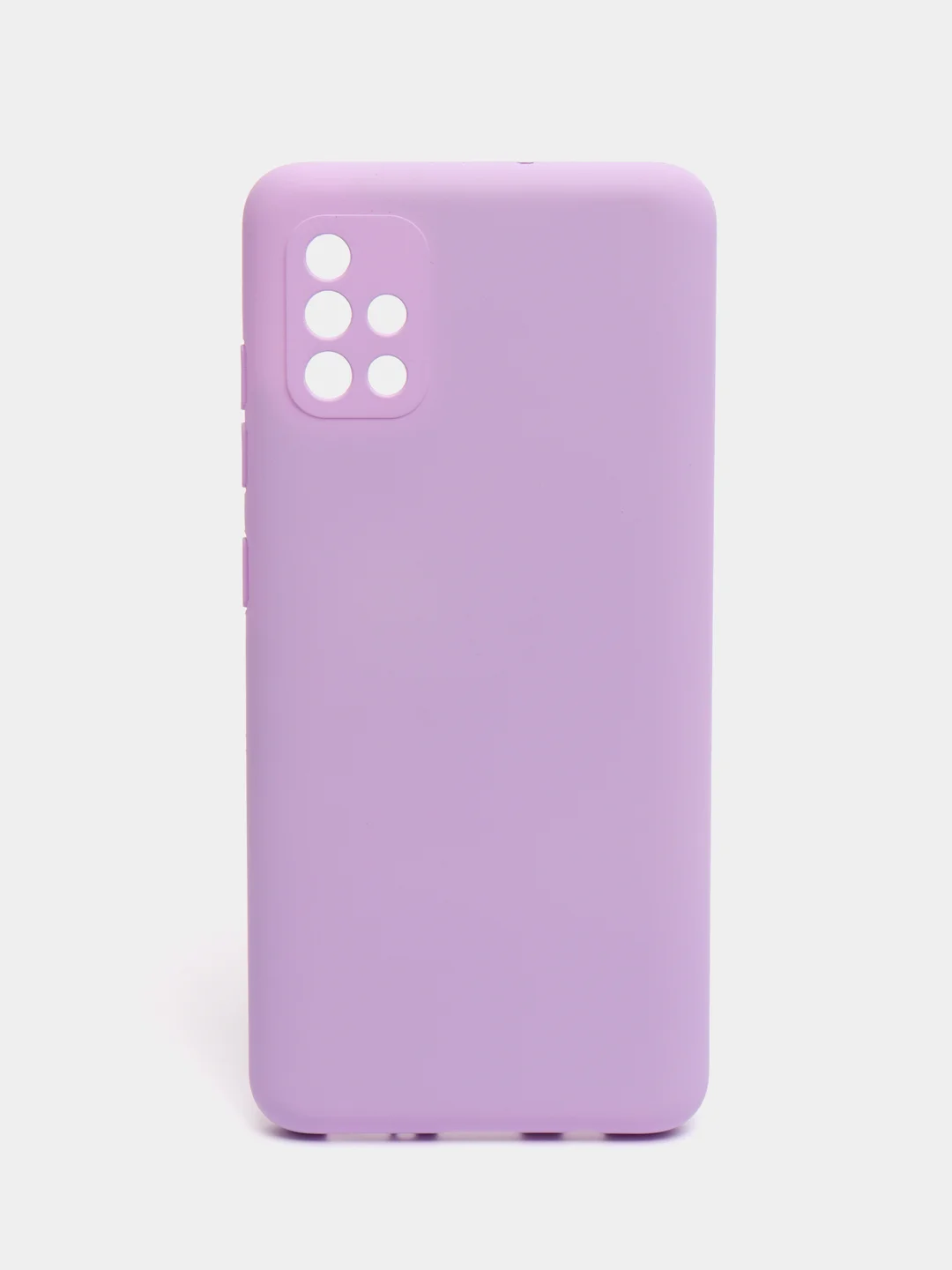 Сиреневый чехол Samsung Galaxy A51, Самсунг Галакси А51 силиконовый Silicone Cover