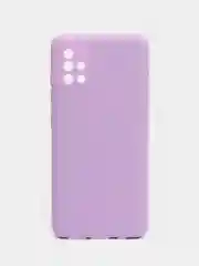 Сиреневый чехол Samsung Galaxy A51, Самсунг Галакси А51 силиконовый Silicone Cover
