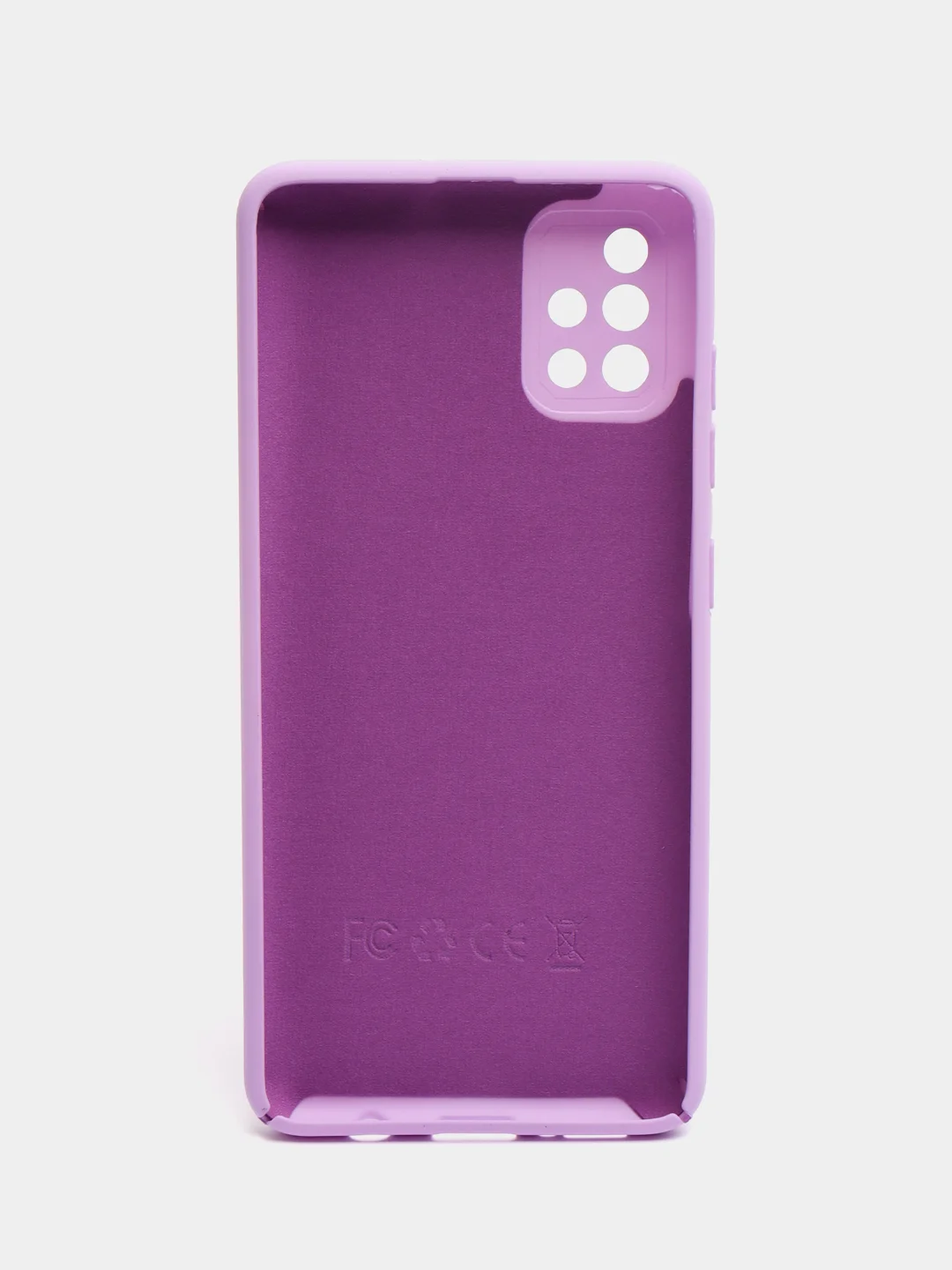 Сиреневый чехол Samsung Galaxy A51, Самсунг Галакси А51 силиконовый Silicone Cover