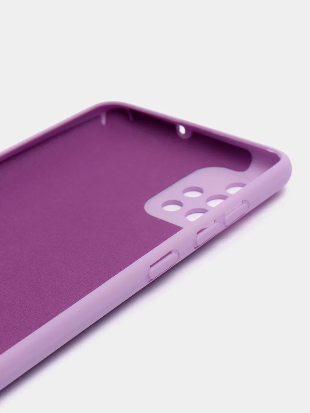 Сиреневый чехол Samsung Galaxy A51, Самсунг Галакси А51 силиконовый Silicone Cover