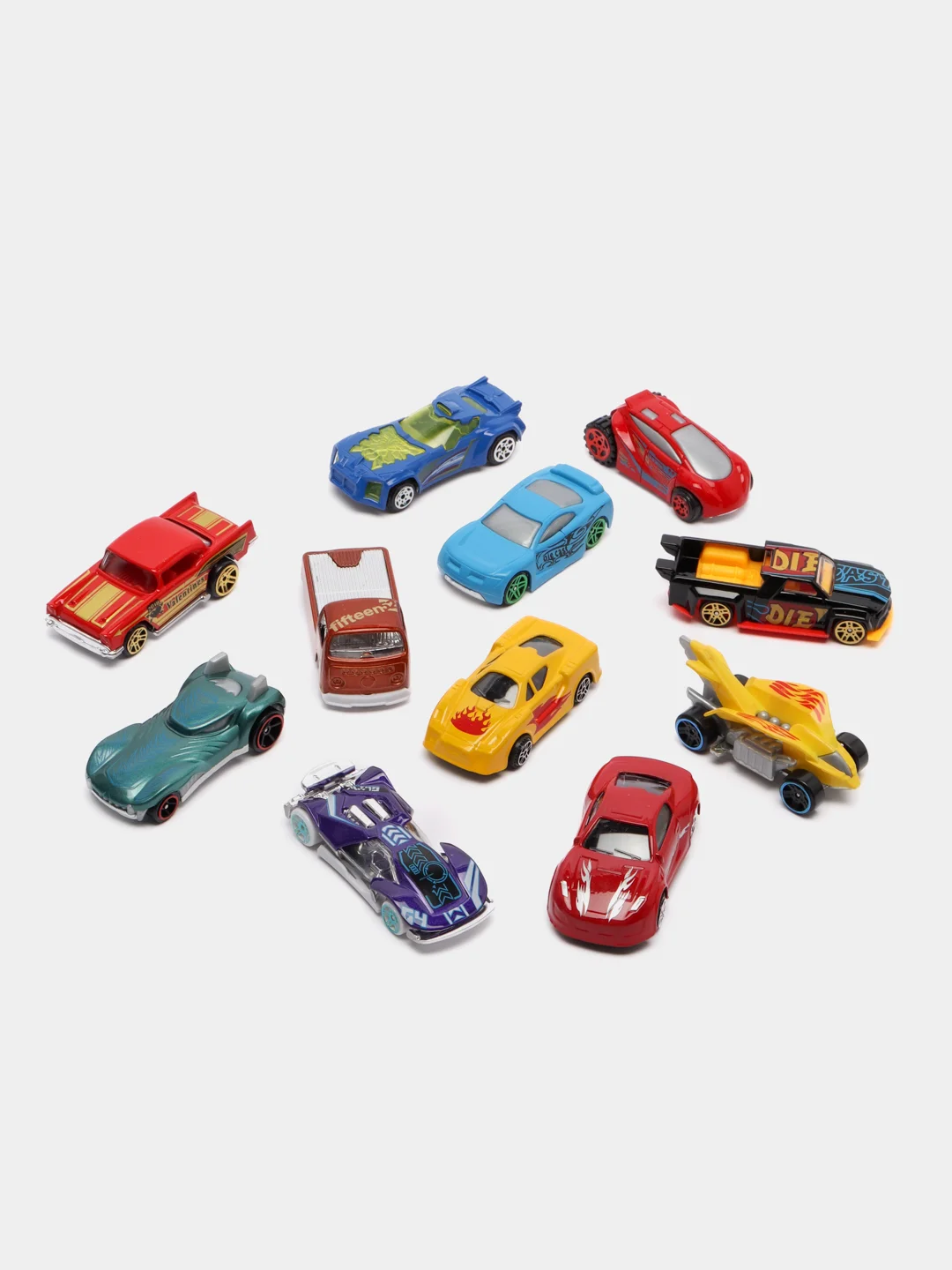 Синий машинки металлические, Road Diary, совместим с треками Hot Wheels, набор машин