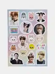 Голубой стикеры K-pop "Stray Kids - SKzoo", А5