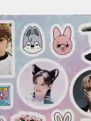 Голубой стикеры K-pop "Stray Kids - SKzoo", А5