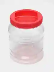 Алый банка-ёмкость для сыпучих продуктов, с винтовой крышкой, 1.5 л