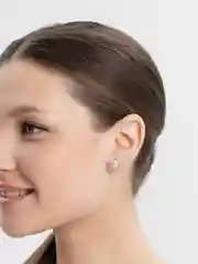 Лимонный серьги гвоздики XUPING, из медицинского золота