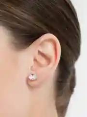 Золотой серьги гвоздики XUPING, из медицинского золота