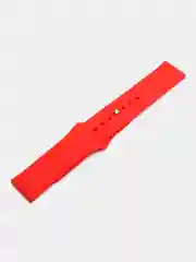 Алый силиконовый ремешок для Xiaomi Amazfit Bip, Huawei, Haylou, Samsung, 20 мм, с кнопкой