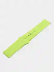 Лайм силиконовый ремешок для Xiaomi Amazfit Bip / Huawei / Haylou / Samsung, с кнопкой, 22 мм