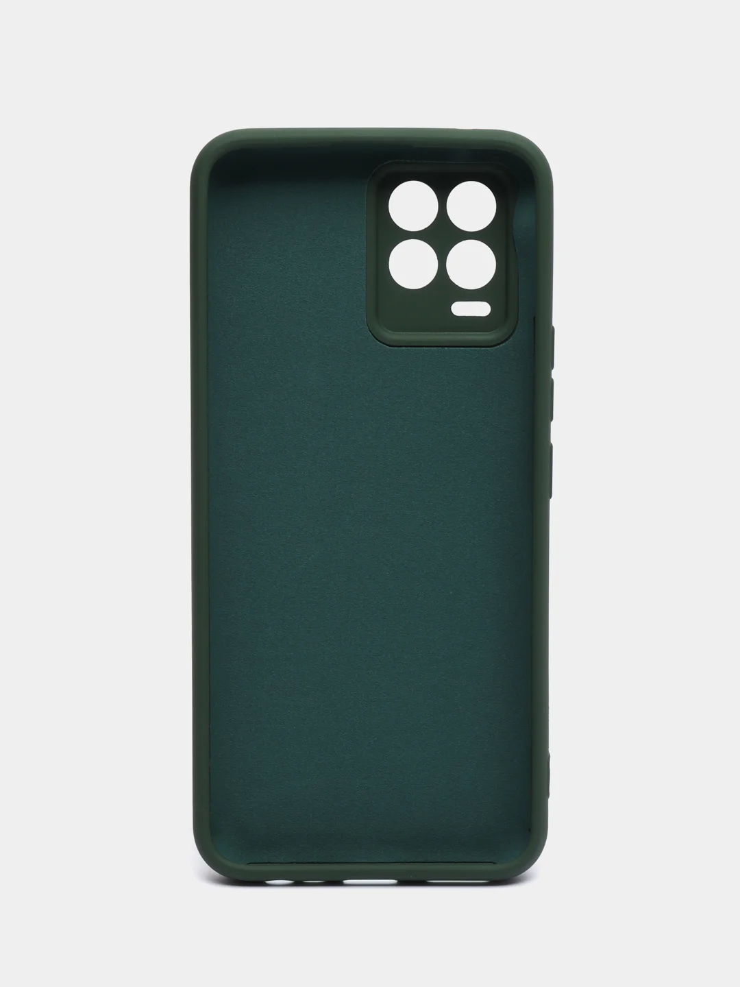 Зеленый чехол Silicone Cover для Realme 8/8 Pro (Реалми 8/8 про), силиконовый