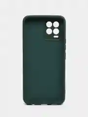 Зеленый чехол Silicone Cover для Realme 8/8 Pro (Реалми 8/8 про), силиконовый
