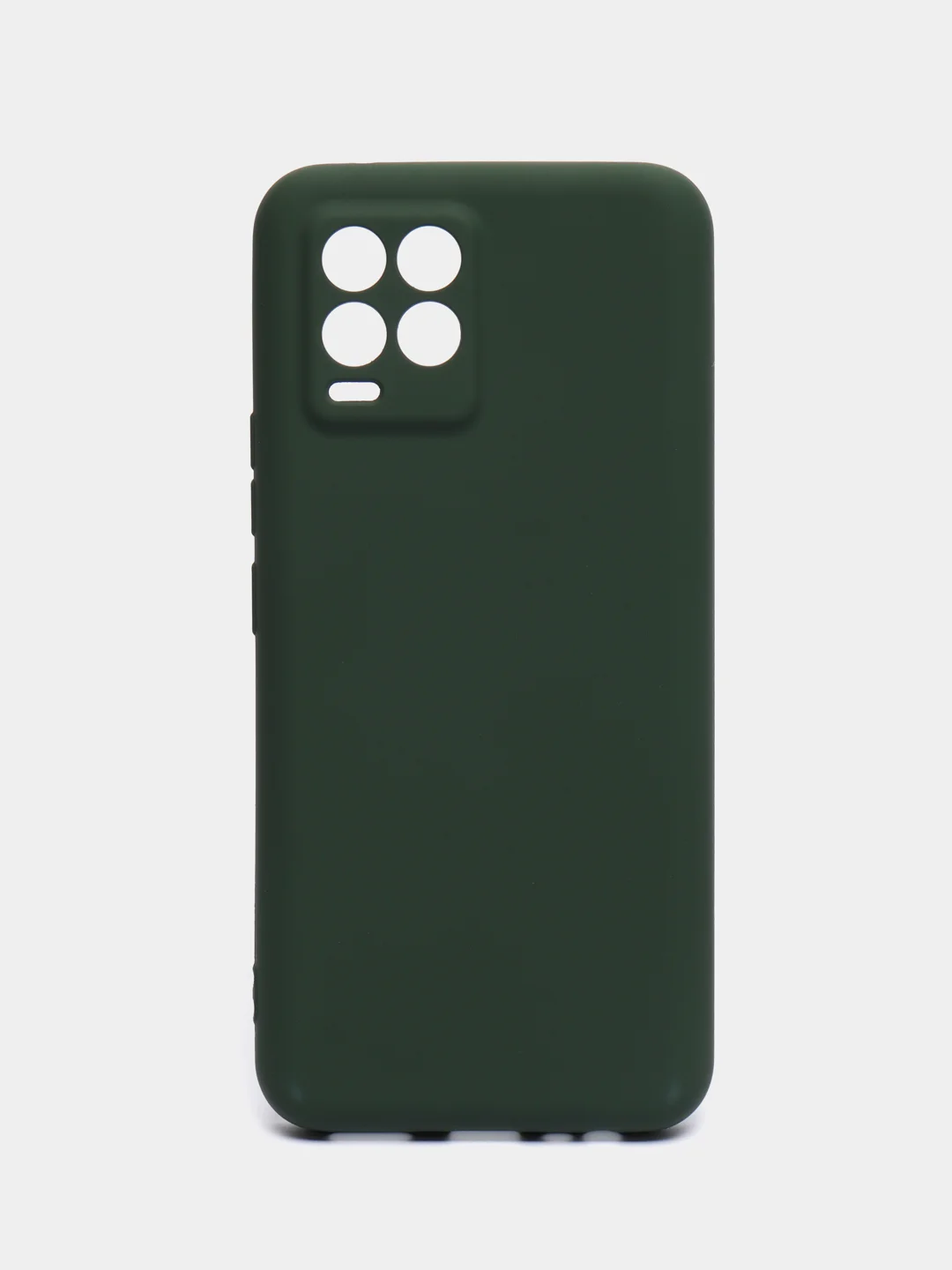 Зеленый чехол Silicone Cover для Realme 8/8 Pro (Реалми 8/8 про), силиконовый