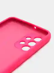 Тёмно-розовый чехол Samsung Galaxy A32 (4G), Галакси А32 4G силиконовый Silicone Cover с закрытым низом
