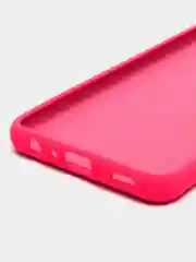 Тёмно-розовый чехол Samsung Galaxy A32 (4G), Галакси А32 4G силиконовый Silicone Cover с закрытым низом