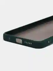 Тёмно-зелёный чехол пластиковый Xiaomi Redmi Note 11 4G, Redmi Note 11S, матовый, с цветными кнопками