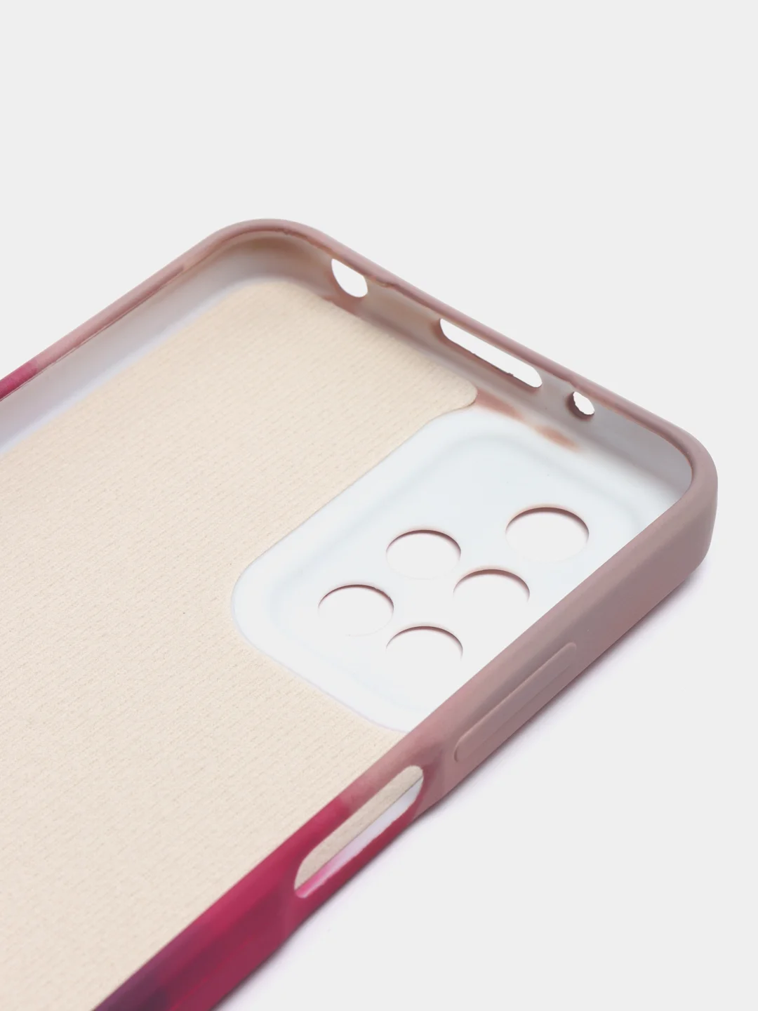 Багровый чехол для Xiaomi Redmi 10 (Сяоми Редми 10), силиконовый, с мягким подкладом
