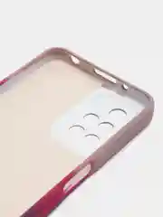 Багровый чехол для Xiaomi Redmi 10 (Сяоми Редми 10), силиконовый, с мягким подкладом