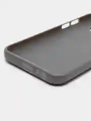 Бежевый чехол накладка с кожаной вставкой для Samsung Galaxy A3 (2017) / A320