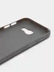 Бежевый чехол накладка с кожаной вставкой для Samsung Galaxy A3 (2017) / A320