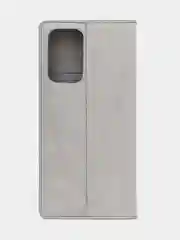 Серый чехол-книжка для Samsung A52 из нубука Super Creative