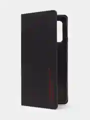 Черный чехол-книжка для Samsung A53 из нубука Super Creative