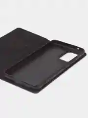 Черный чехол-книжка для Samsung A53 из нубука Super Creative