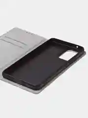 Серый чехол-книжка для Samsung A53 из нубука Super Creative