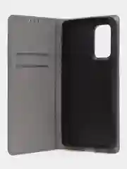 Серый чехол-книжка для Samsung A53 из нубука Super Creative