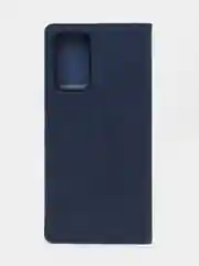 Синий чехол-книжка для Samsung A73 из нубука Super Creative