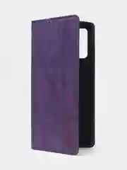Фиолетовый чехол-книжка для Redmi 10 (4G) из нубука Super Creative